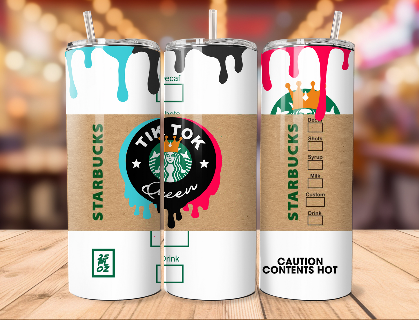 Tik Tok Starbucks Skinny Tumbler, 20oz