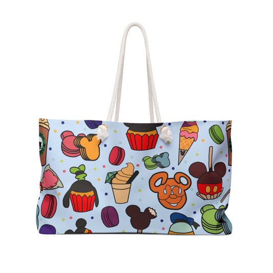 Disney World Snacks Weekender Bag