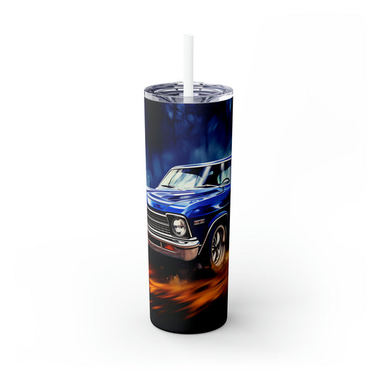 1969 Chevy Nova Skinny Tumbler with Straw, 20oz