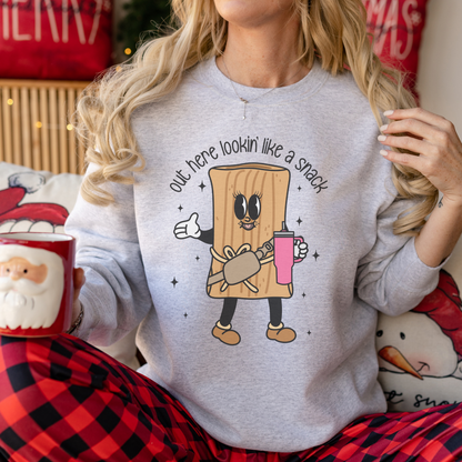 Out Here Looking Like a Snack! Crewneck Sweatshirt