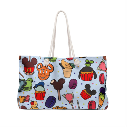 Disney World Snacks Weekender Bag