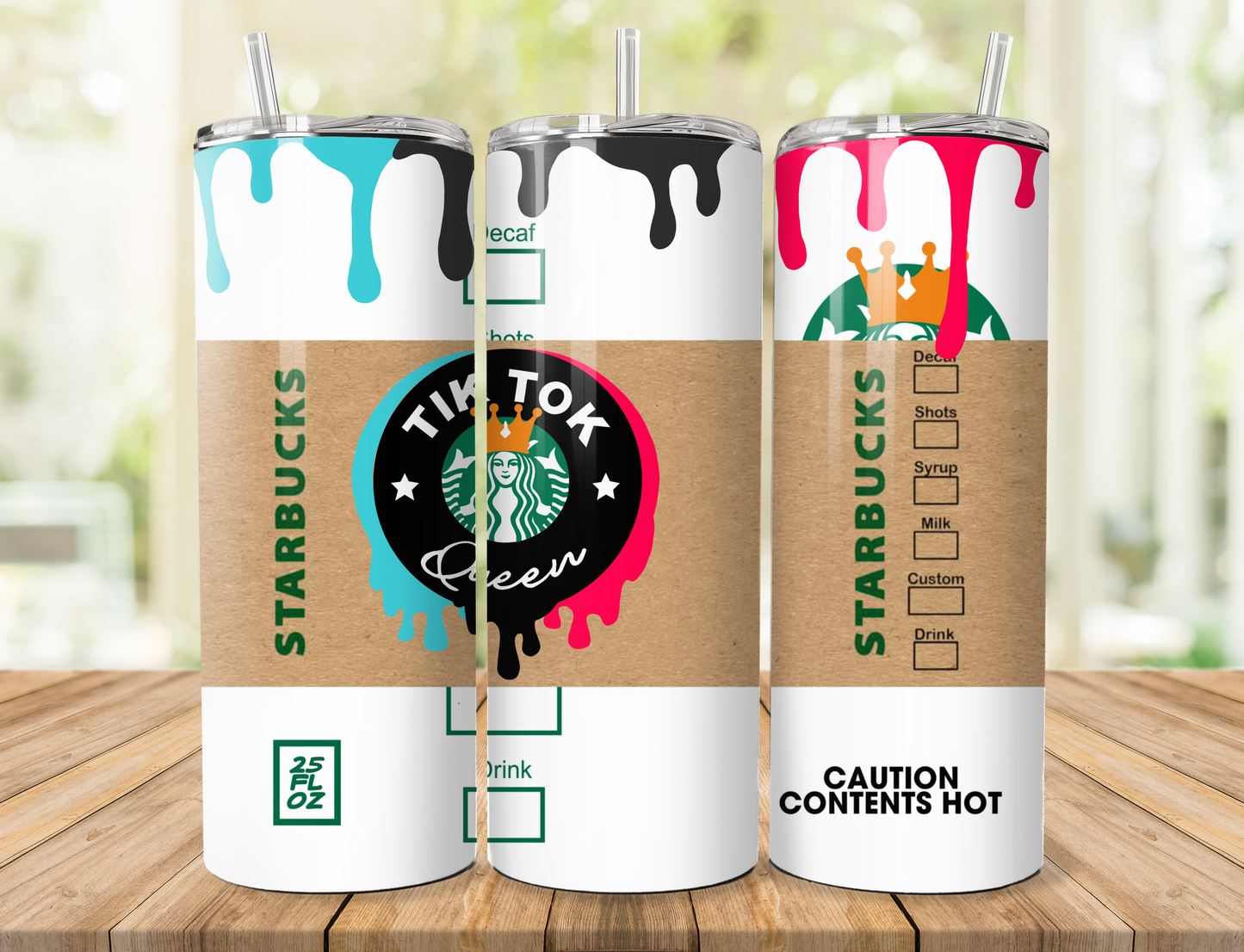 Tik Tok Starbucks Skinny Tumbler, 20oz