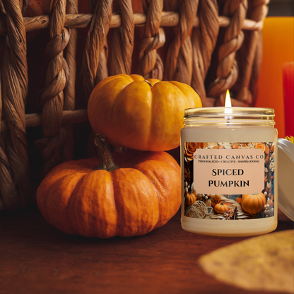 Fall Spiced Pumpkin Patch Scented Candle 9oz
