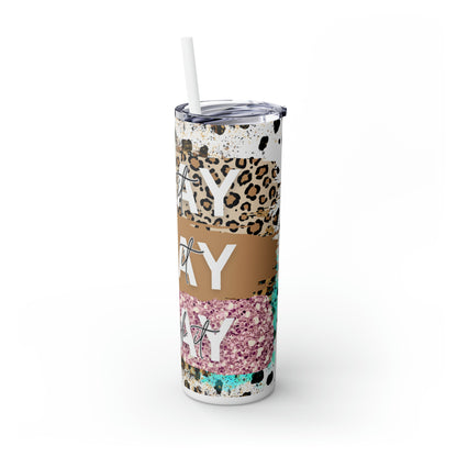 Pray Pray Pray, Christian Skinny Tumbler, 20oz