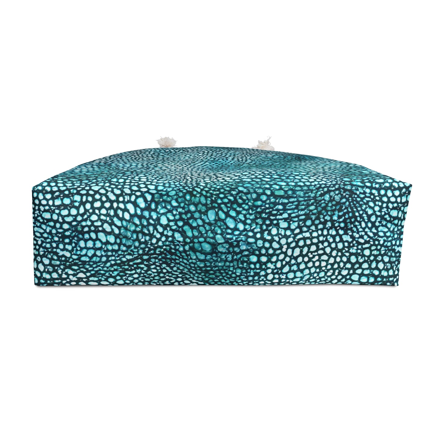 Teal Animal Print Weekender Bag