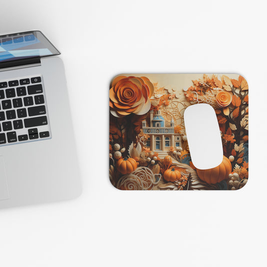 Spiced Pumpkin Holiday Fall Thanksgiving Mouse Pad (Rectangle)