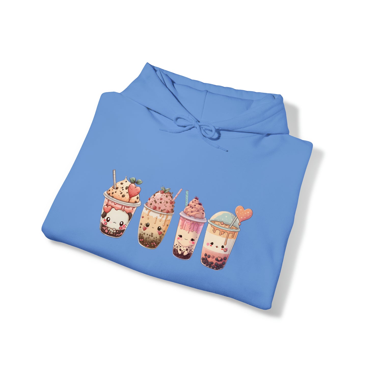 Kawaii Lovers' BubbleTea Unisex Hoodie - Comfortable & Fashionable Sweatshirt in Multiple Colors