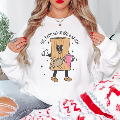 Out Here Looking Like a Snack! Crewneck Sweatshirt