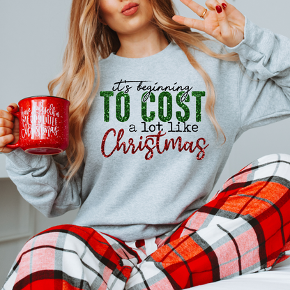 It’s Beginning to Cost a lot Like Christmas Crewneck Sweatshirt