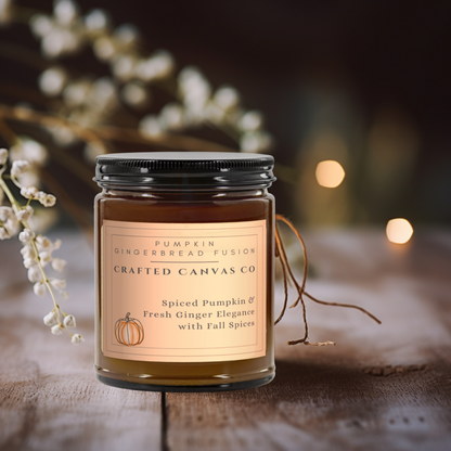 Pumpkin Gingerbread Fusion Fall Candle
