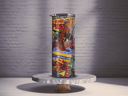 Spider-Man Comic Skinny Tumbler, 20oz